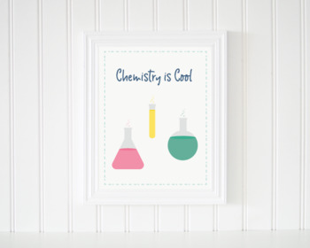 Preview of Chemistry Printable Poster