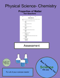 Chemistry: Properties of Matter Test questions