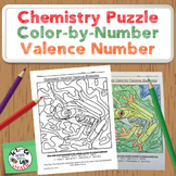Chemistry Puzzle: Color by Valence Electron Number