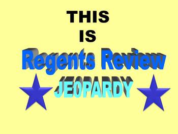 Regents Review Games