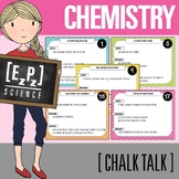 Chemistry Review Activity | Chalk Talk Drawing Science Task Cards