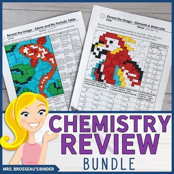 Preview of Chemistry Review Bundle
