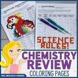 Chemistry Review Coloring Pages - Editable!