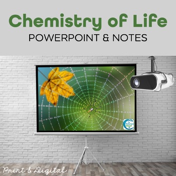Preview of Chemistry Review for Biology PowerPoint and Notes - PowerPoint and Google Slides