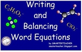 Chemistry SMART Notebook Writing Word Equations