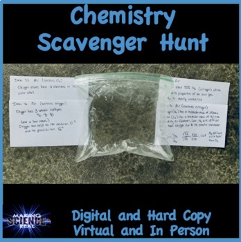Preview of Chemistry Scavenger Hunt