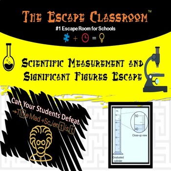 Preview of Chemistry: Scientific Measurement and Significant Figures Escape Room