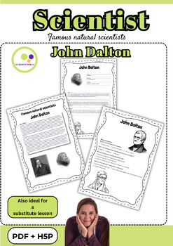 Preview of John Dalton | Scientist | PDF H5P | Chemist | Chemistry