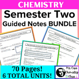Chemistry Semester 2 Guided Notes Bundle - Acids and Bases