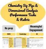Chemistry Sig Figs & Dimensional Analysis Performance Task