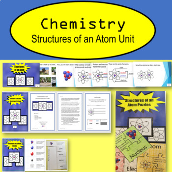 Preview of Chemistry- Structures of an Atom Unit Bundle (VAAP)