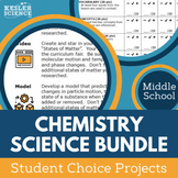 Chemistry - Student Choice Projects Bundle - Grades 6, 7, 8