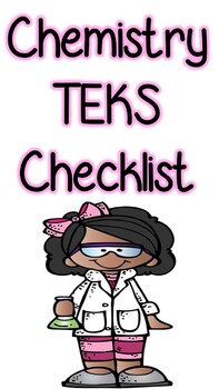 Preview of Chemistry TEKS Checklist
