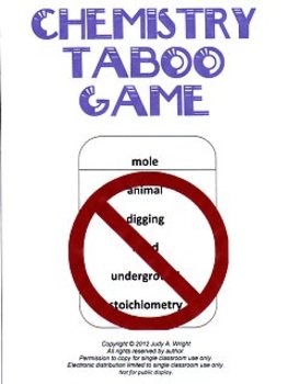 Preview of Chemistry Taboo