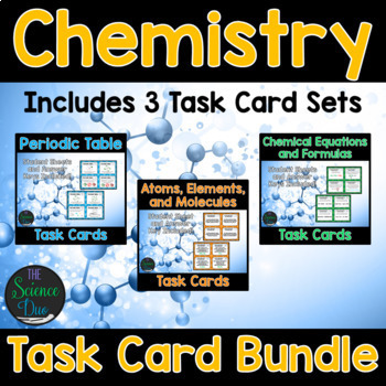 Preview of Chemistry Task Card Bundle
