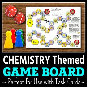 Preview of Chemistry Task Cards Game Board