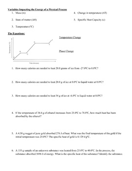 homework problems for thermochemistry