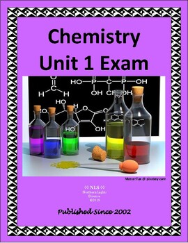 Preview of Chemistry Unit 1 Exam
