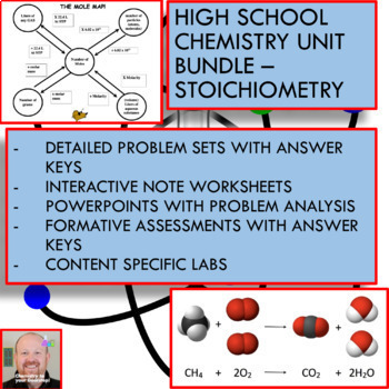 Preview of Chemistry Unit Bundle - Stoichiometry for High School Chemistry!