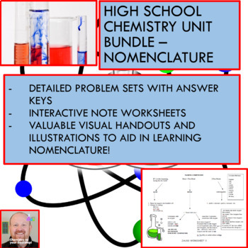 Preview of Chemistry Unit Bundle - Nomenclature for High School Chemistry!
