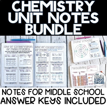 Preview of Chemistry Unit Notes Bundle