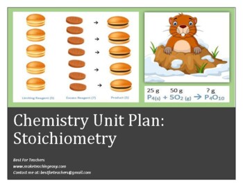 Preview of Chemistry Unit Plan 12: Stoichiometry (Quantitative Relationships in Equations)