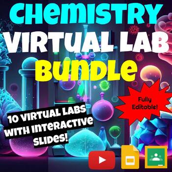 Preview of Chemistry Virtual Lab Bundle: 10 Digital Science Experiments