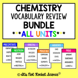 Chemistry Vocabulary Review Game - Full Year BUNDLE