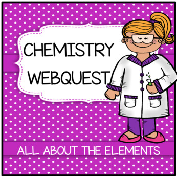 Preview of Chemistry Webquest and Word Search about the Elements