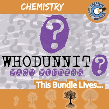Preview of Chemistry Whodunnit Activity Bundle - Printable & Digital Game Options