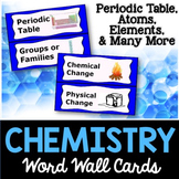 Chemistry Word Wall Cards - English & Spanish