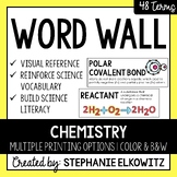 Chemistry Word Wall | Science Vocabulary