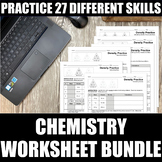 Chemistry Worksheets Bundle