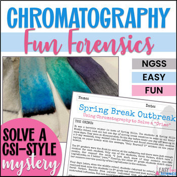 Preview of Forensic Science Chromatography Crime Scene Investigation (CSI) Fun Activity