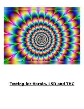 Preview of Chemistry lab testing for Heroin, LSD and THC