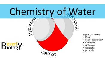 Preview of Chemistry of Water PowerPoint (& free student handout)