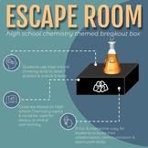 Chemistry themed Escape Room & Breakout EDU Game (high school)