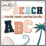 Chenille Varsity Patches BUNDLE >> Coastal Beach Collection