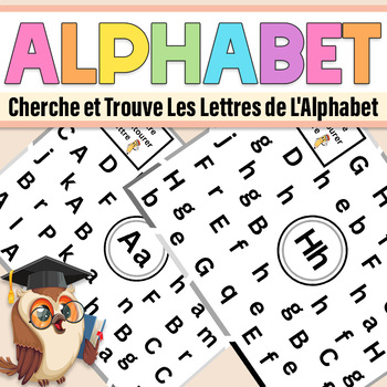 Preview of Cherche et Trouve Les Lettres de L'Alphabet | French Alphabet Search and Find