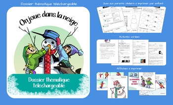 Preview of On joue dans la neige / Dossier thématique complet