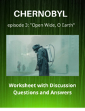 Chernobyl Miniseries Episode 3 Worksheet with Discussion Q