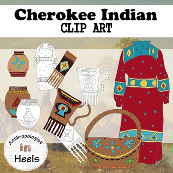 Preview of Native American Heritage Month Clip Art | Cherokee