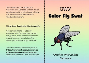 Preview of Cherokee Color Swat