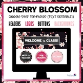 Cherry Blossom GOOGLE Sites Templates {TEXT EDITABLE!}