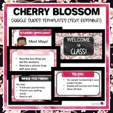 Cherry Blossom Google Slides Template {TEXT EDITABLE!}