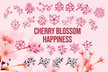 Preview of Cherry Blossom Happiness Font