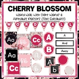 Cherry Blossom Word Wall with Sight Words and Alphabet Pos