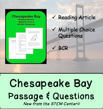Preview of Chesapeake Bay - Distance Learning Activity