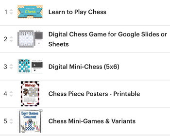Preview of Chess Club Bundle