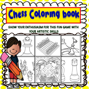 Preview of Chess Coloring Book For Kids
